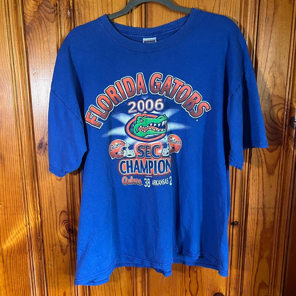 Jerzees XL Y2K Florida Gators T-Shirt Blue Regular